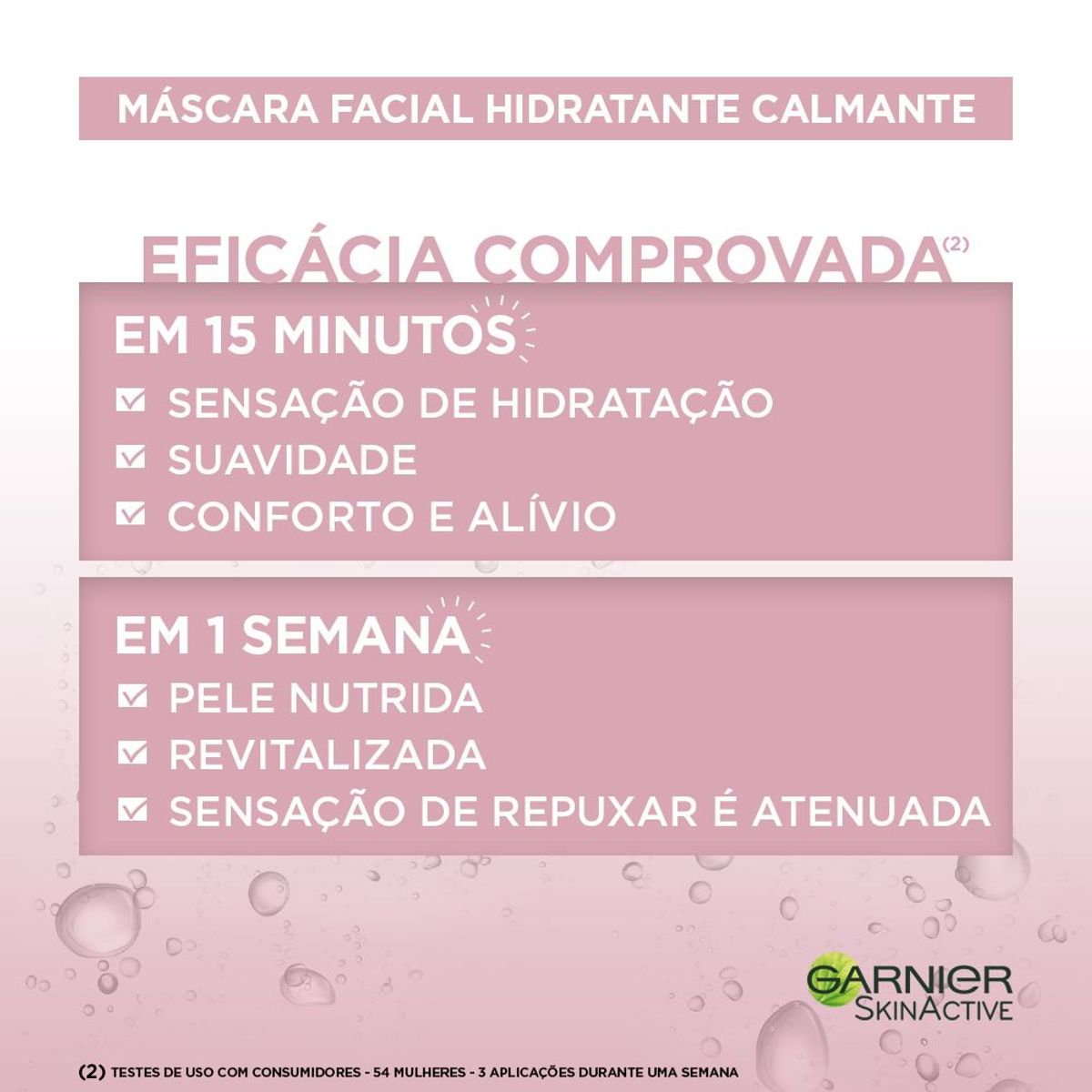 Máscara Facial Garnier Hidra Bomb Camomila Unidade image number 2