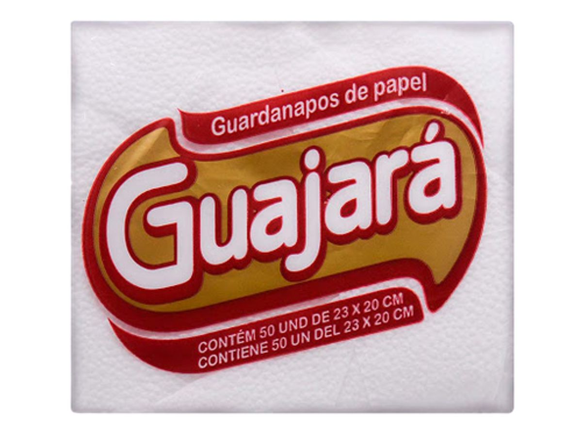 Guardanapo de Papel Guajará 23cmX20cm 50 Unidades image number 0