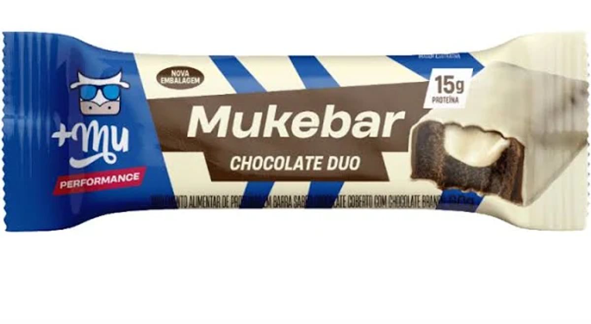 Barra Suplemento Alimentar Mais Mu Chocolate Duo 60g
