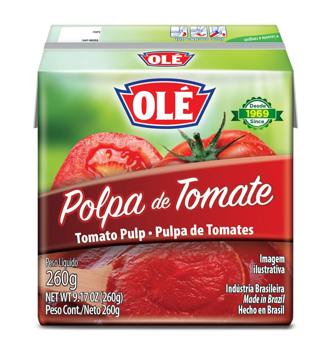Polpa de Tomate Olé TP 260g