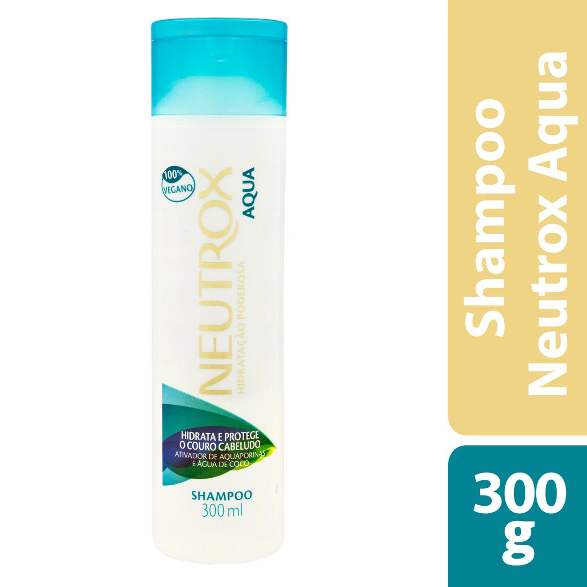 Shampoo Neutrox Aqua Frasco 300ml image number 1