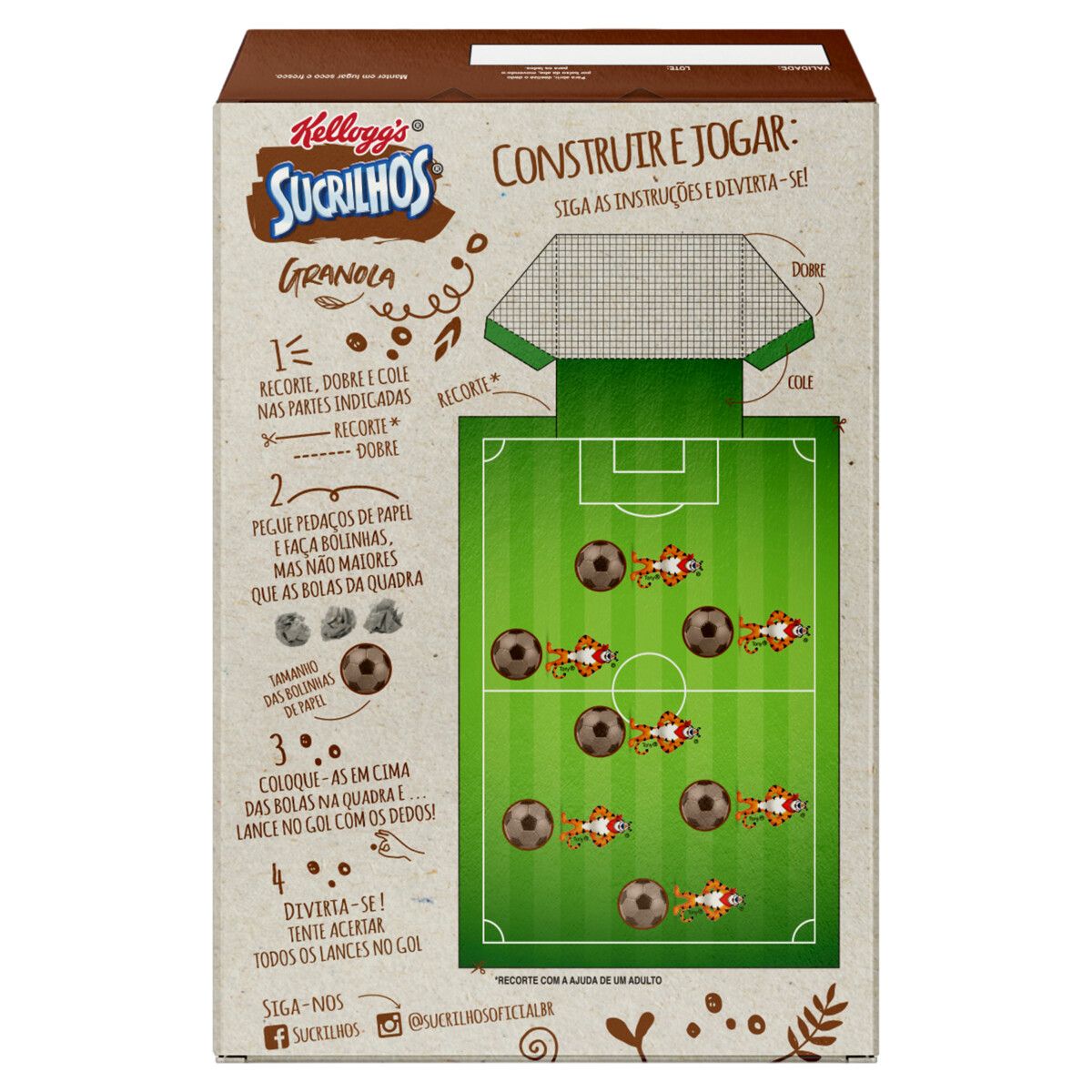 Granola Sucrilhos Chocolate com Morango Caixa 210g image number 1