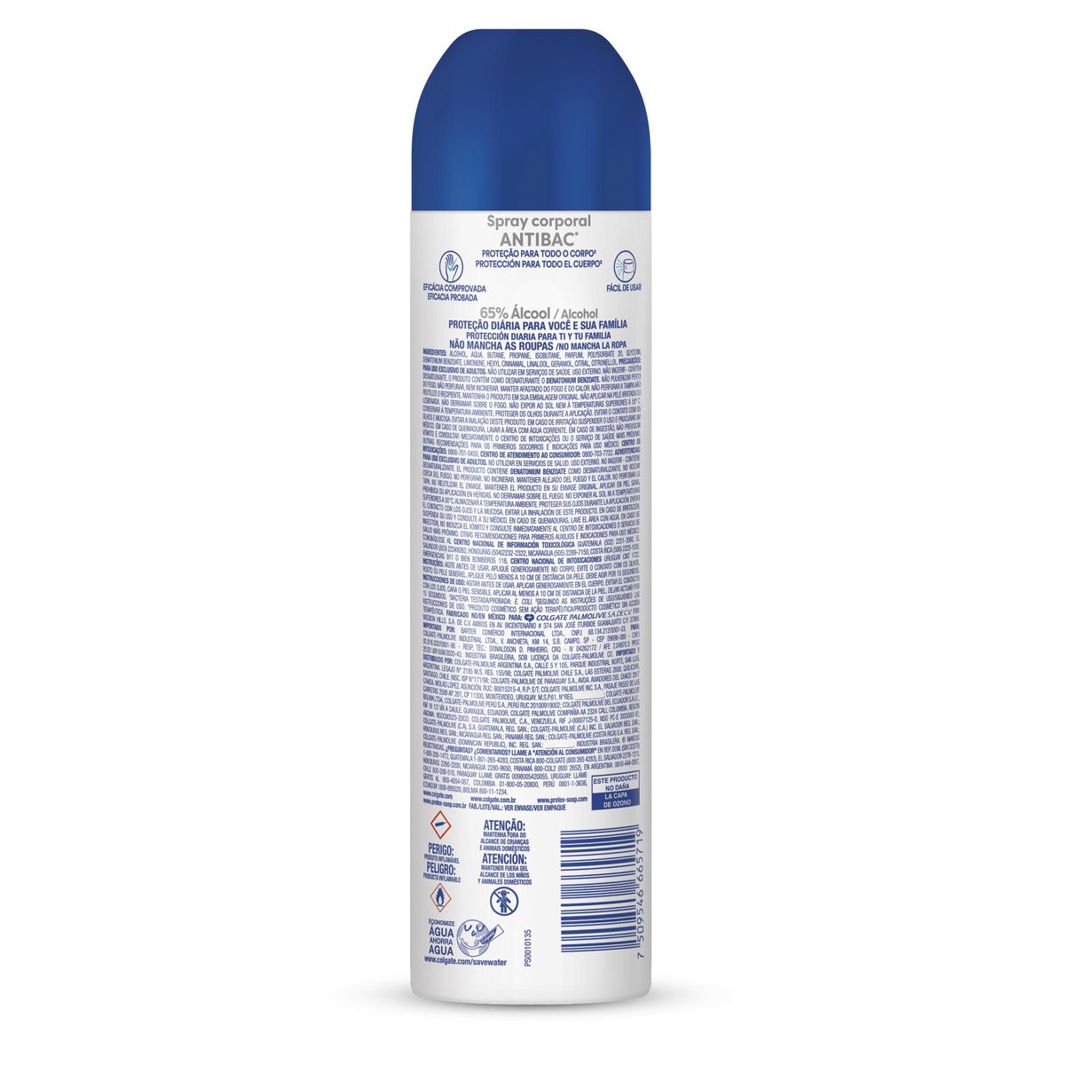 Aerosol Corporal Protex Duo Protect 1 unid (185 ml) image number 1