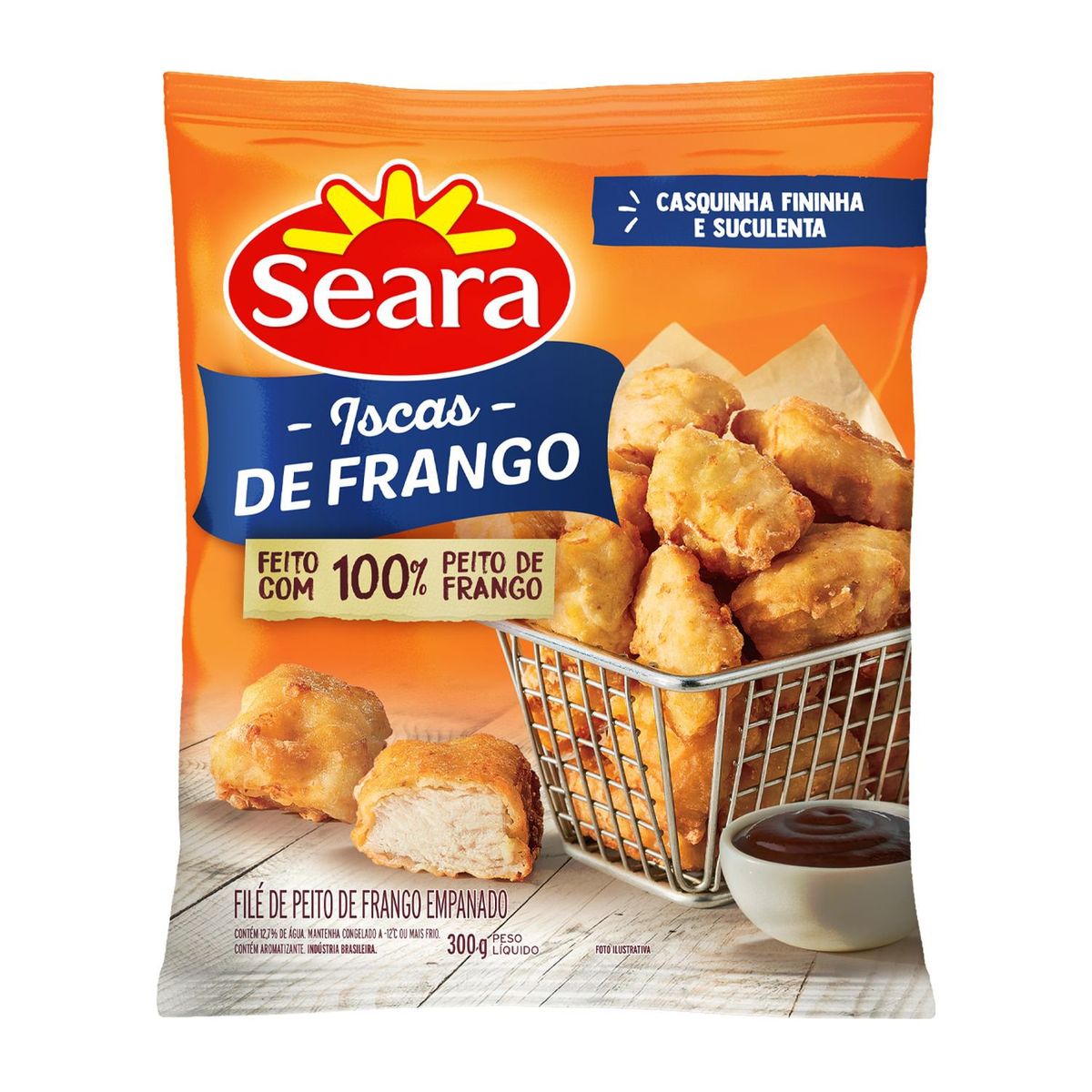 Filé de Peito de Frango Seara Empanado 300g