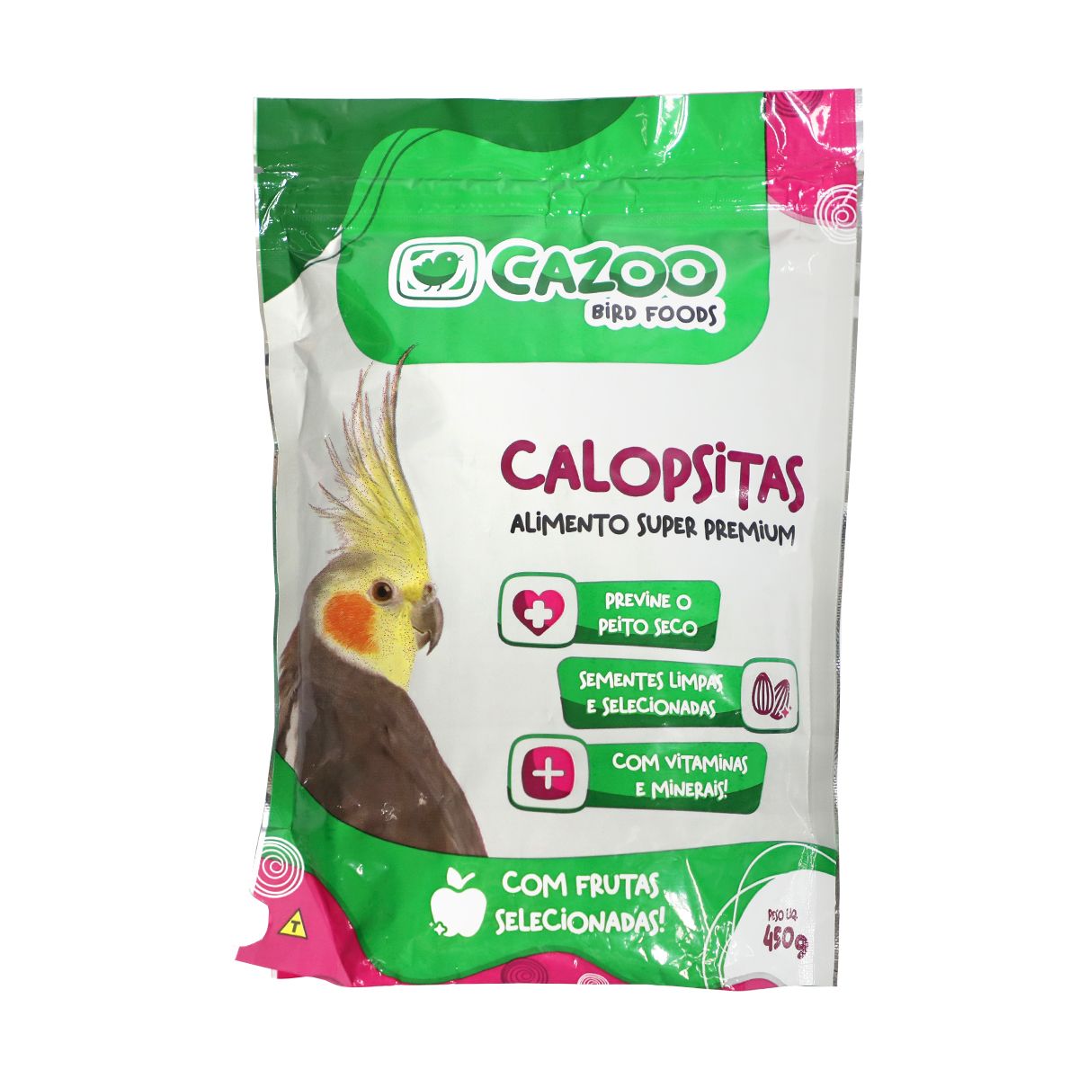 Alimento para Aves Cazoo Premium Calopsitas 450g image number 0