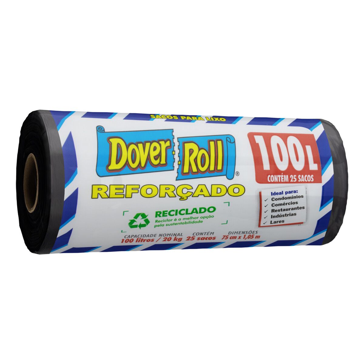 Saco para Lixo Dover Roll 100L Reforçado 25 Unidades image number 3