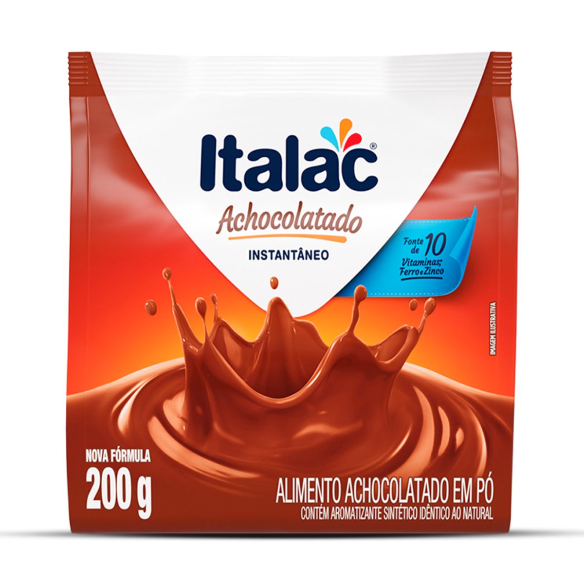 Achocolatado Em Pó Italac Sachê 200g