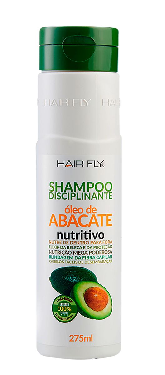 Shampoo Hair Fly Disciplinante Óleo de Abacate 275ml