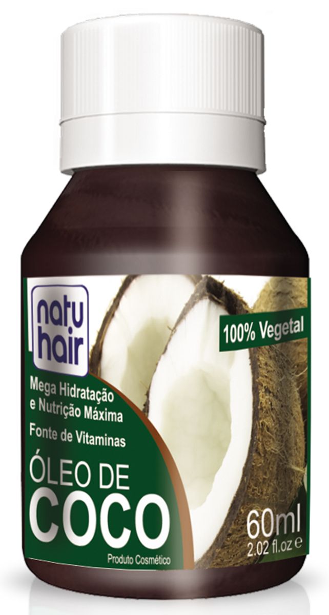 Óleo de Coco Natu Hair 100% Vegetal 60ml