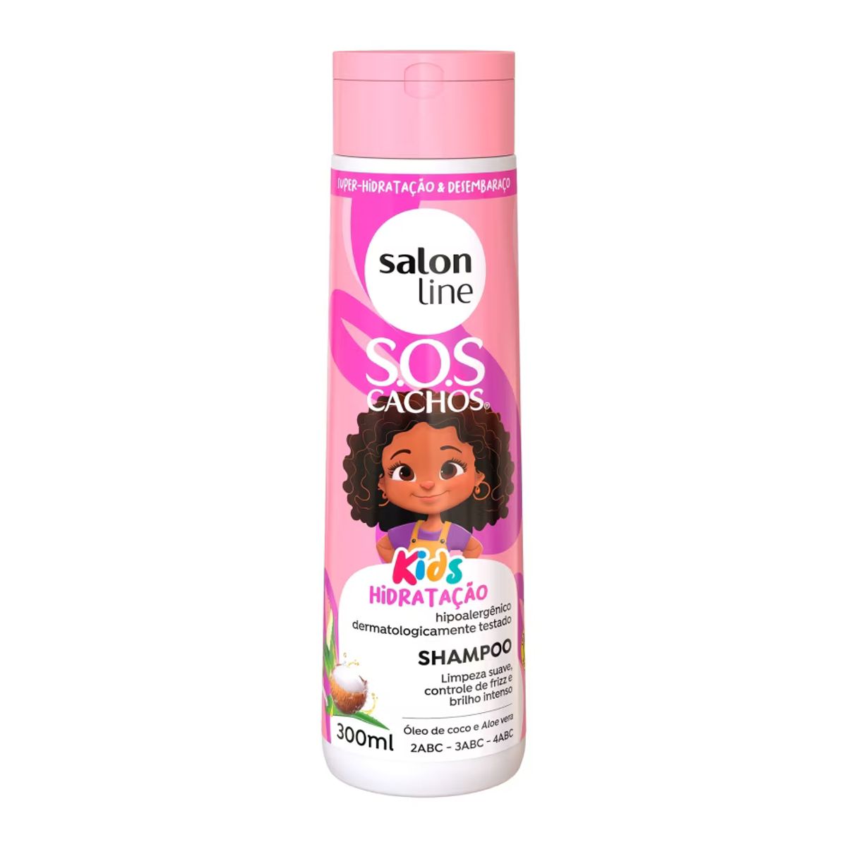 Shampoo Salon Line SOS Cachos Kids Hidratação 300ml
