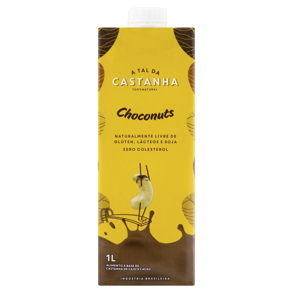 Alimento A Tal da Castanha Caju e Cacau Choconuts 1L