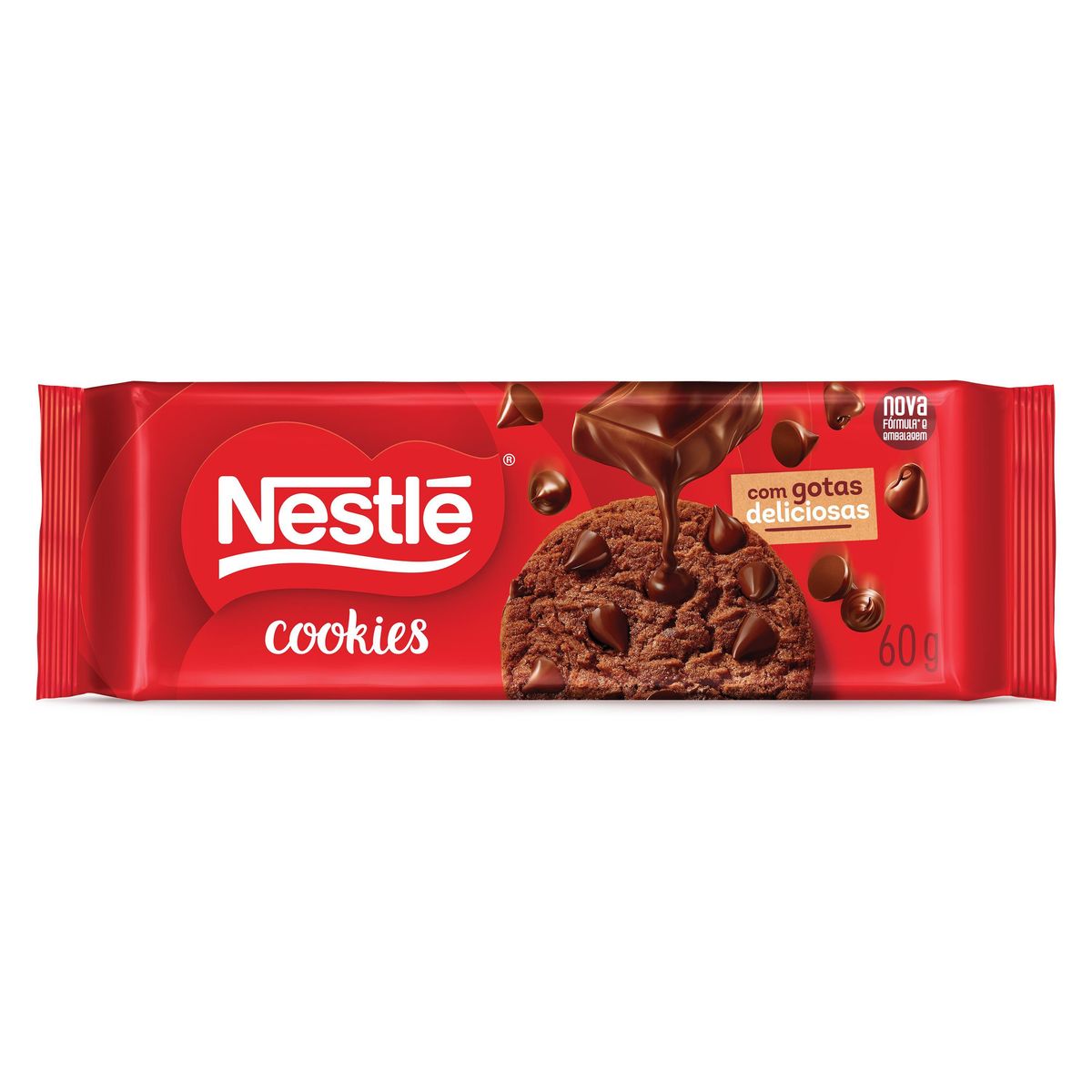 Cookie Nestlé Gotas de Chocolate 60g image number 0