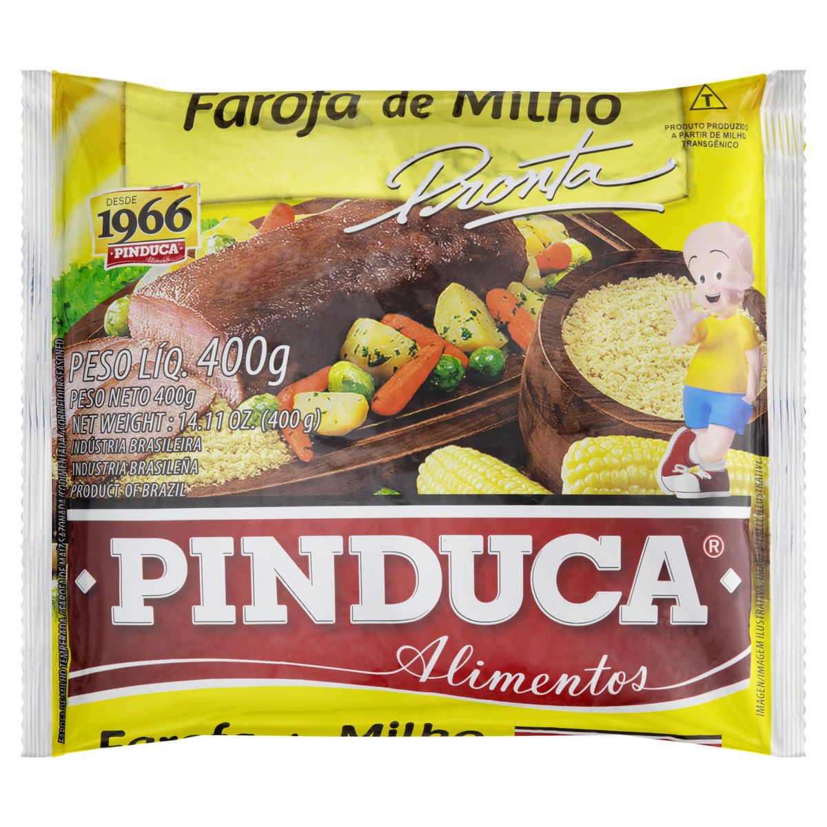 Farofa de Milho Pinduca Pacote 400g
