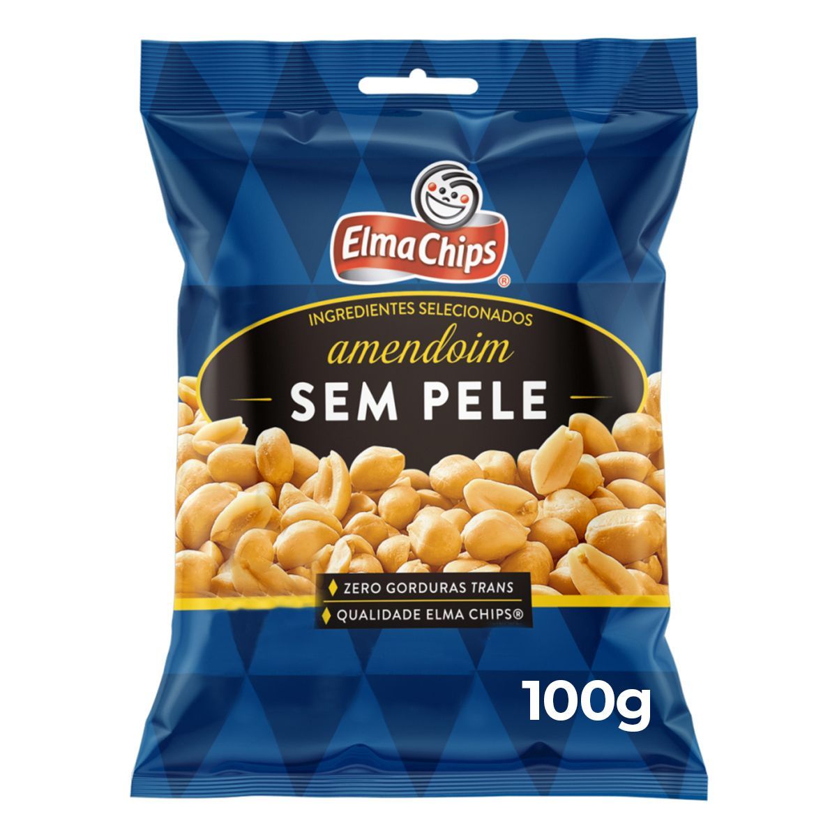 Amendoim Salgado Elma Chips sem Pele Pacote 100g