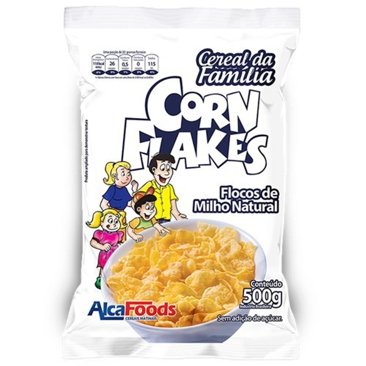 Cereal Corn Flakes da Família 500g