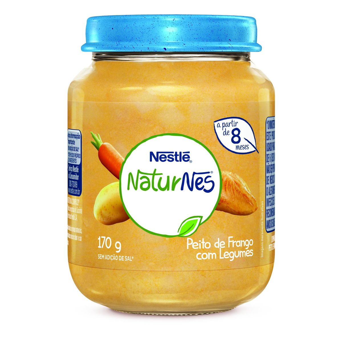 Papinha Nestlé Naturnes Peito de Frango com Legumes 170g image number 0