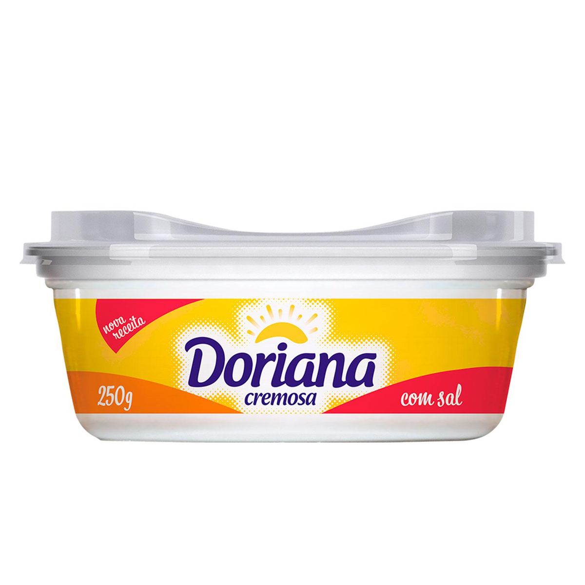 Margarina cremosa com sal Doriana 250g image number 0