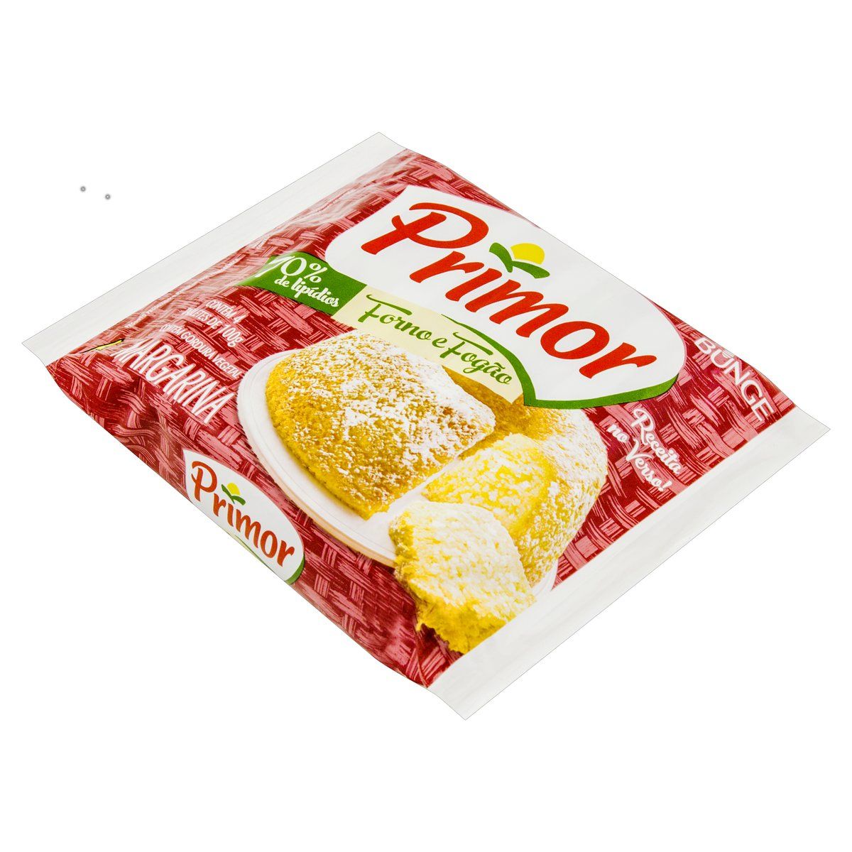 Margarina com Sal Primor Forno e Fogão Pacote 400g 4 Unidades image number 2