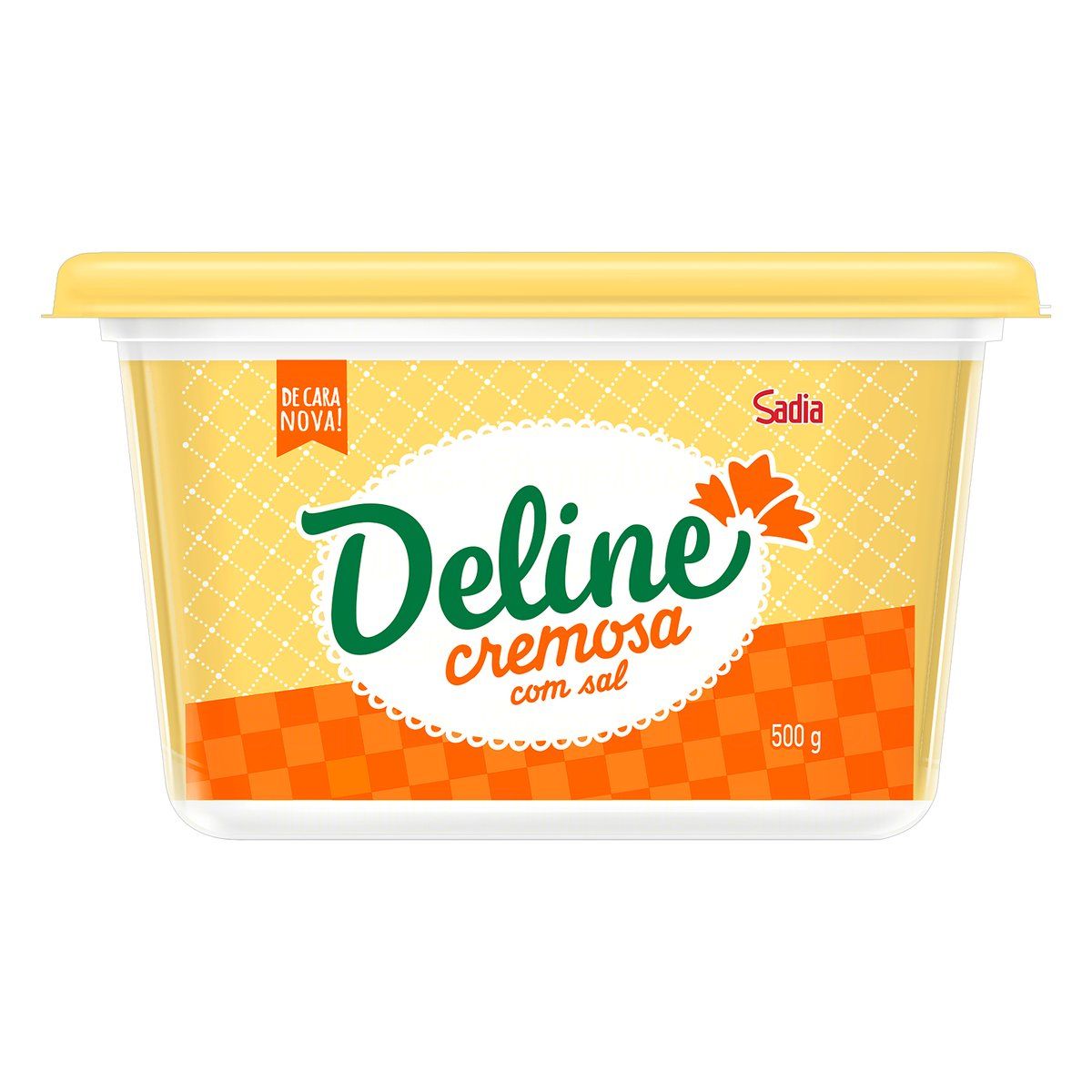 Margarina Cremosa com Sal Deline Pote 500g image number 0