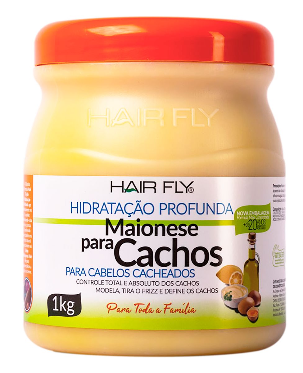 Creme Hair Fly Hidratação Profunda Maion para Cachos 1kg