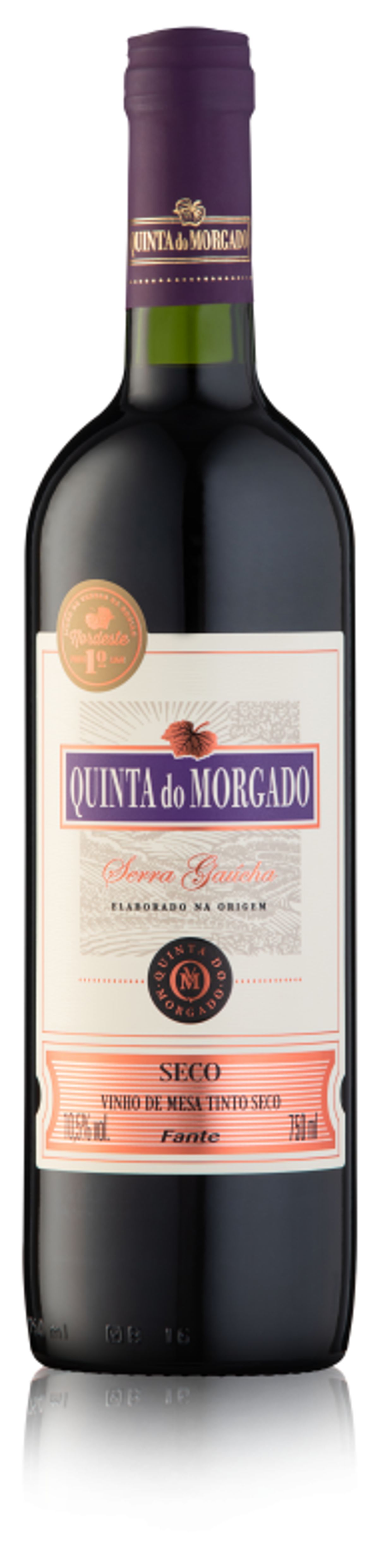 Vinho Brasileiro Tinto Seco Quinta do Morgado Serra Gaúcha Garrafa 750ml image number 0