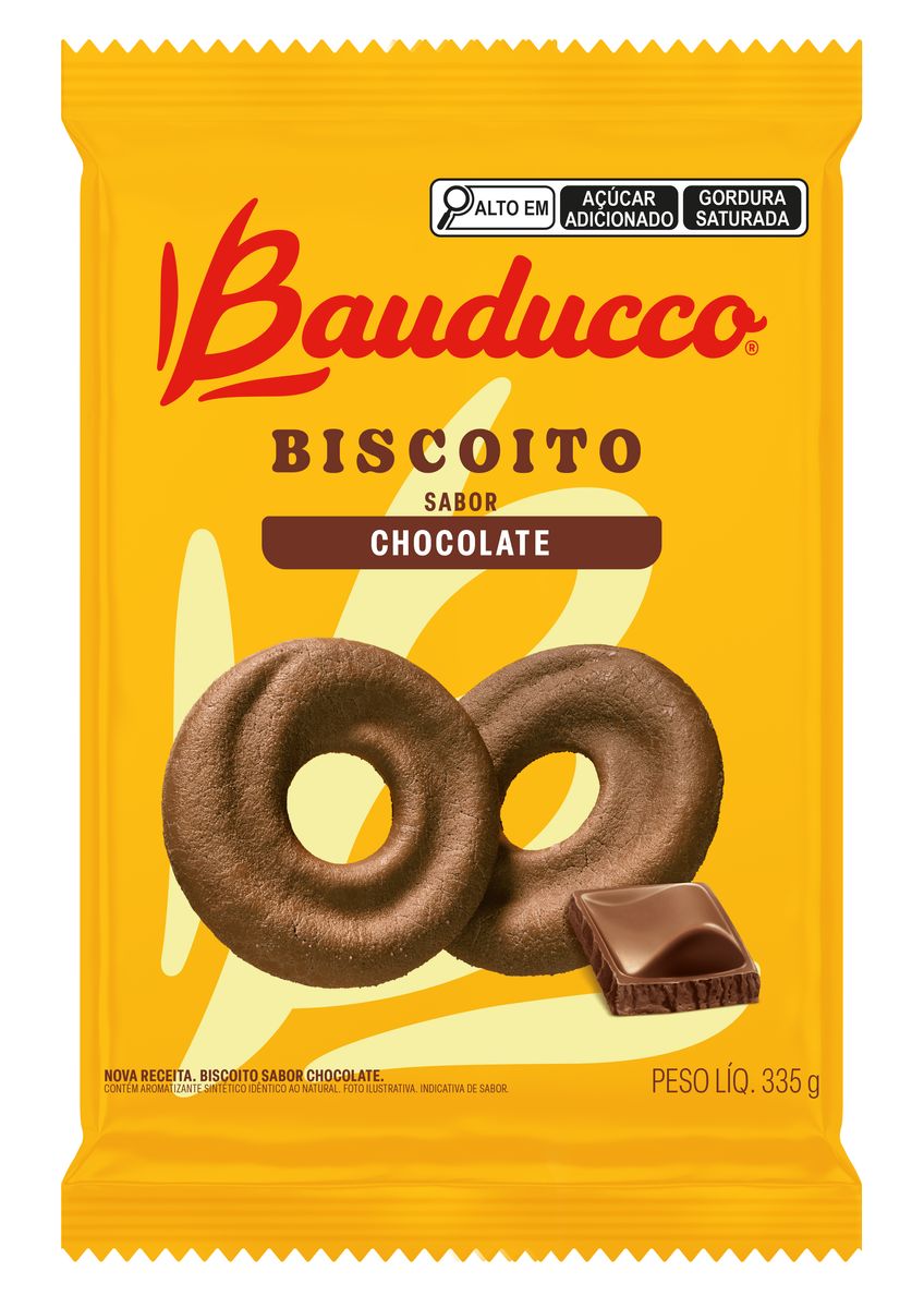 Biscoito Bauducco Chocolate Pacote 335g