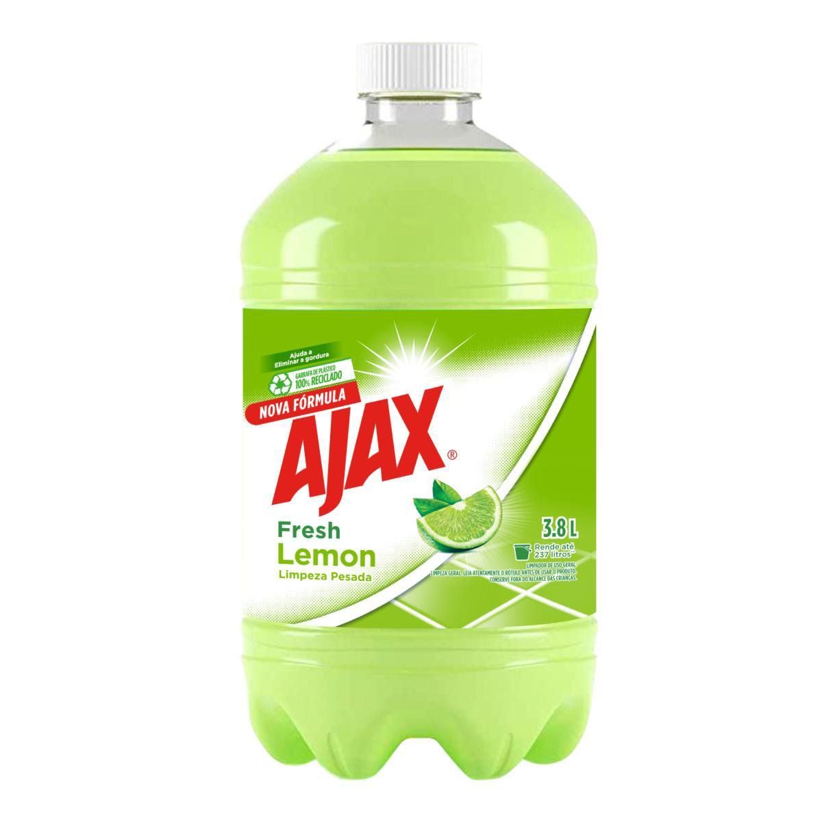Limpador Diluível Ajax Fresh Lemon 3,8L