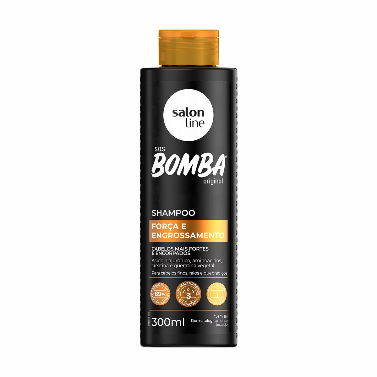 Shampoo Salon Line SOS Bomba Força e Engrossamento 300ml