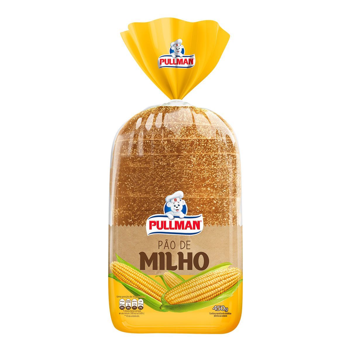Pão de Milho Pullman 450g