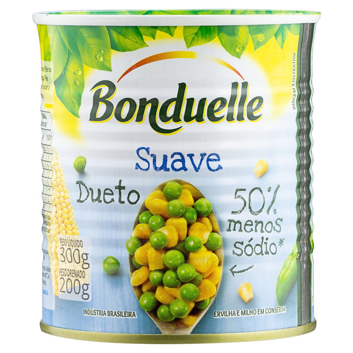 Ervilha e Milho Verde em Conserva Dueto Bonduelle Lata 200g image number 0
