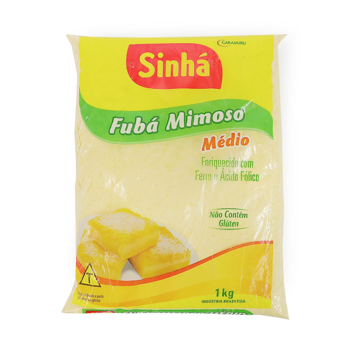Fubá Sinhá Mimoso Médio Pacote 1kg