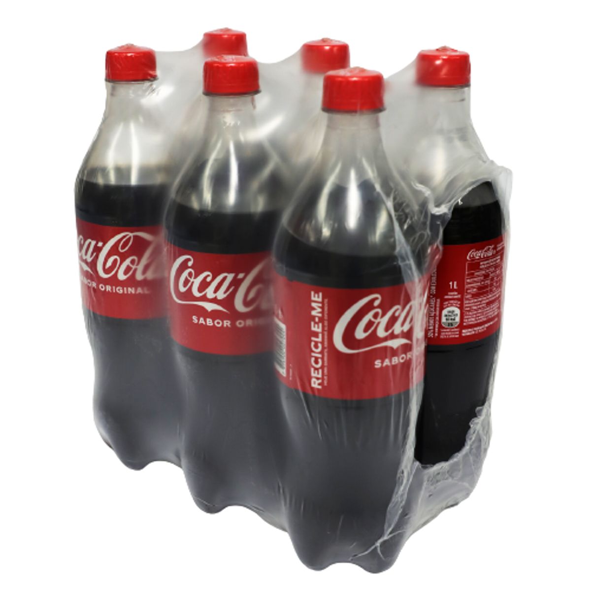 Refrigerante Coca-Cola Original 1L (Fardo com 6 und)