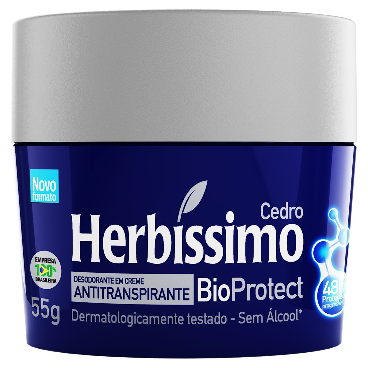Desodorante Creme Herbíssimo Cedro Bio Protect 55g