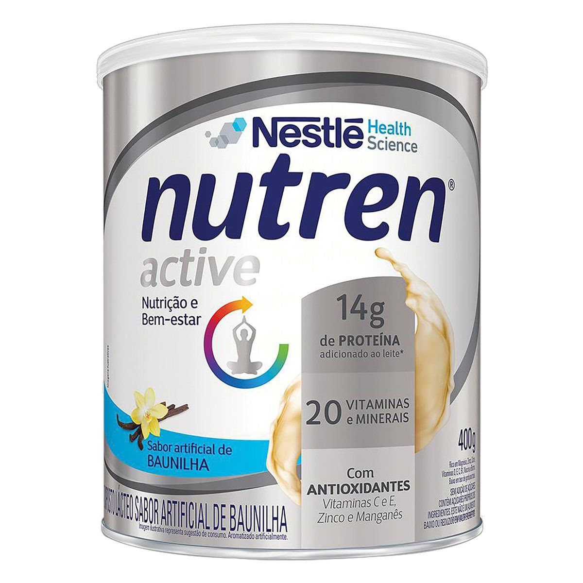 Complemento Alimentar Nutren Active Baunilha 400g image number 0
