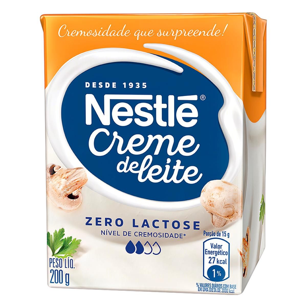 Creme de Leite Nestlé Zero Lactose Caixa 200g