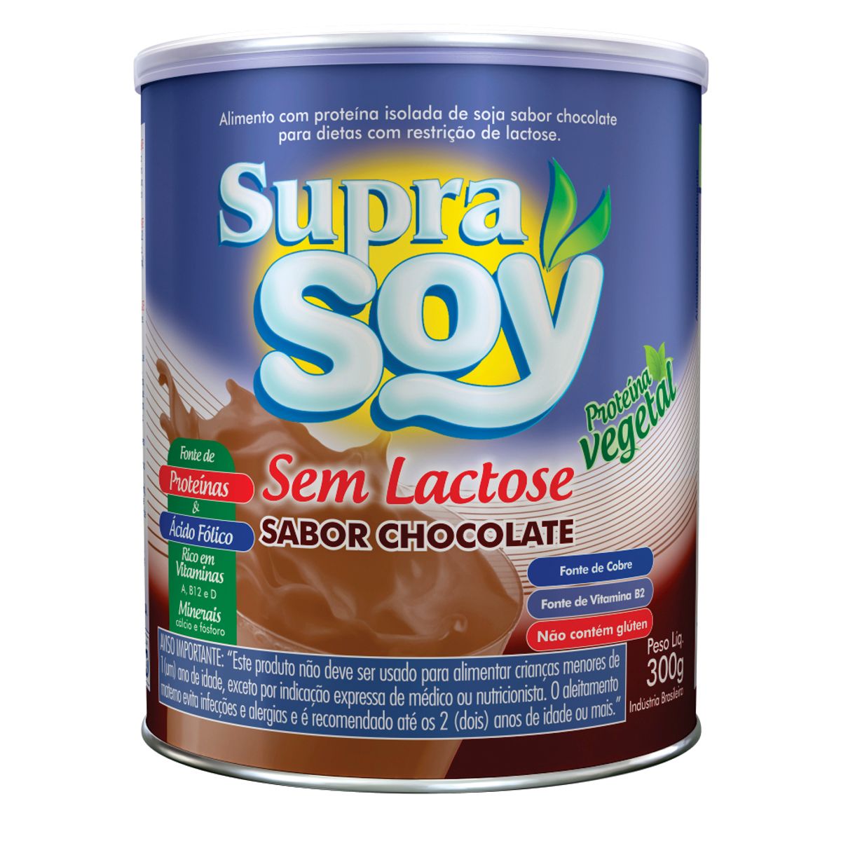 Alimento Supra Soy Chocolate Sem Lactose 300g