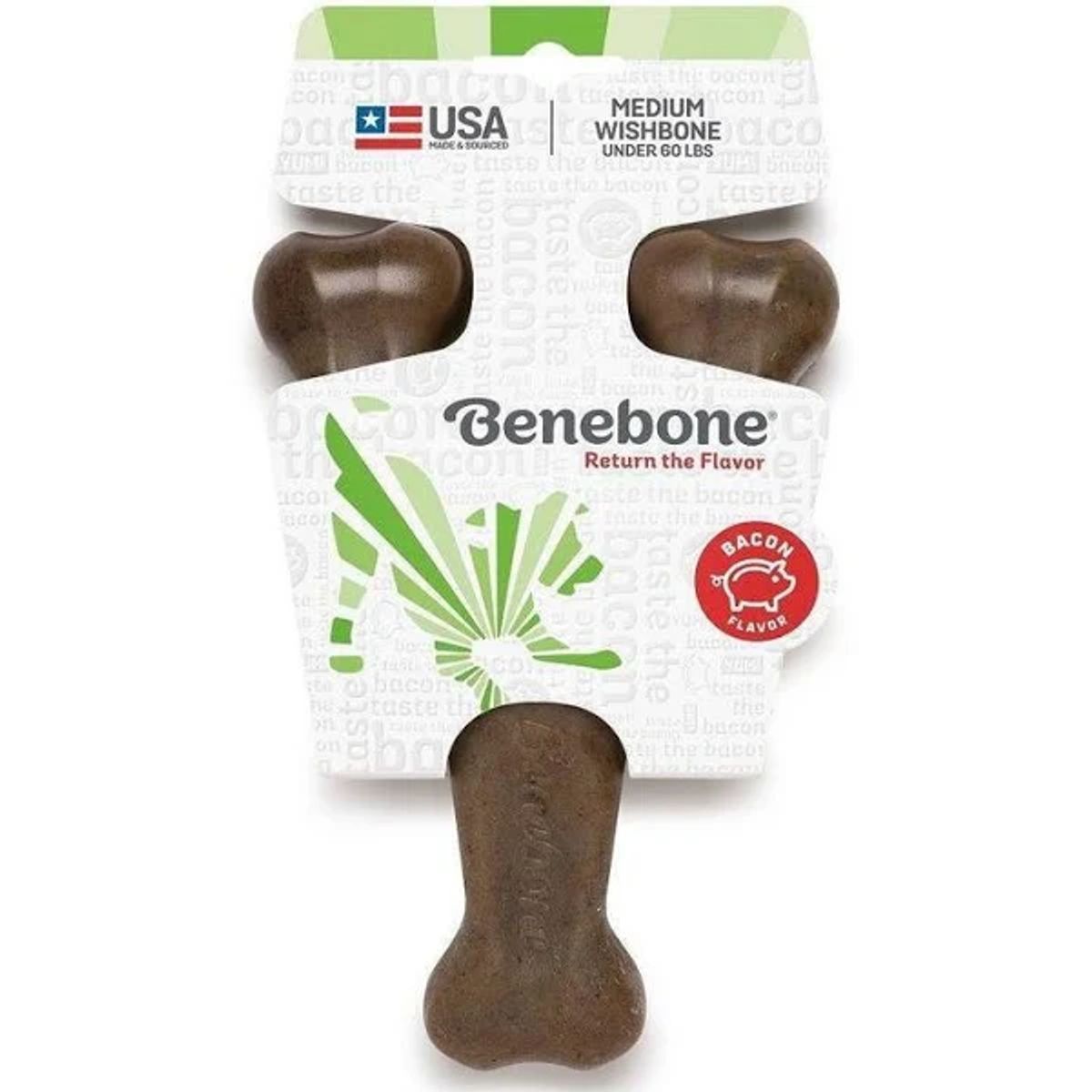 Brinquedo Benebone Wishbone Bacon M