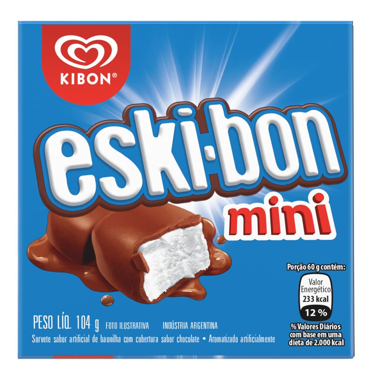 Sorvete Kibon Eski-bon Mini Caixa 92g image number 0