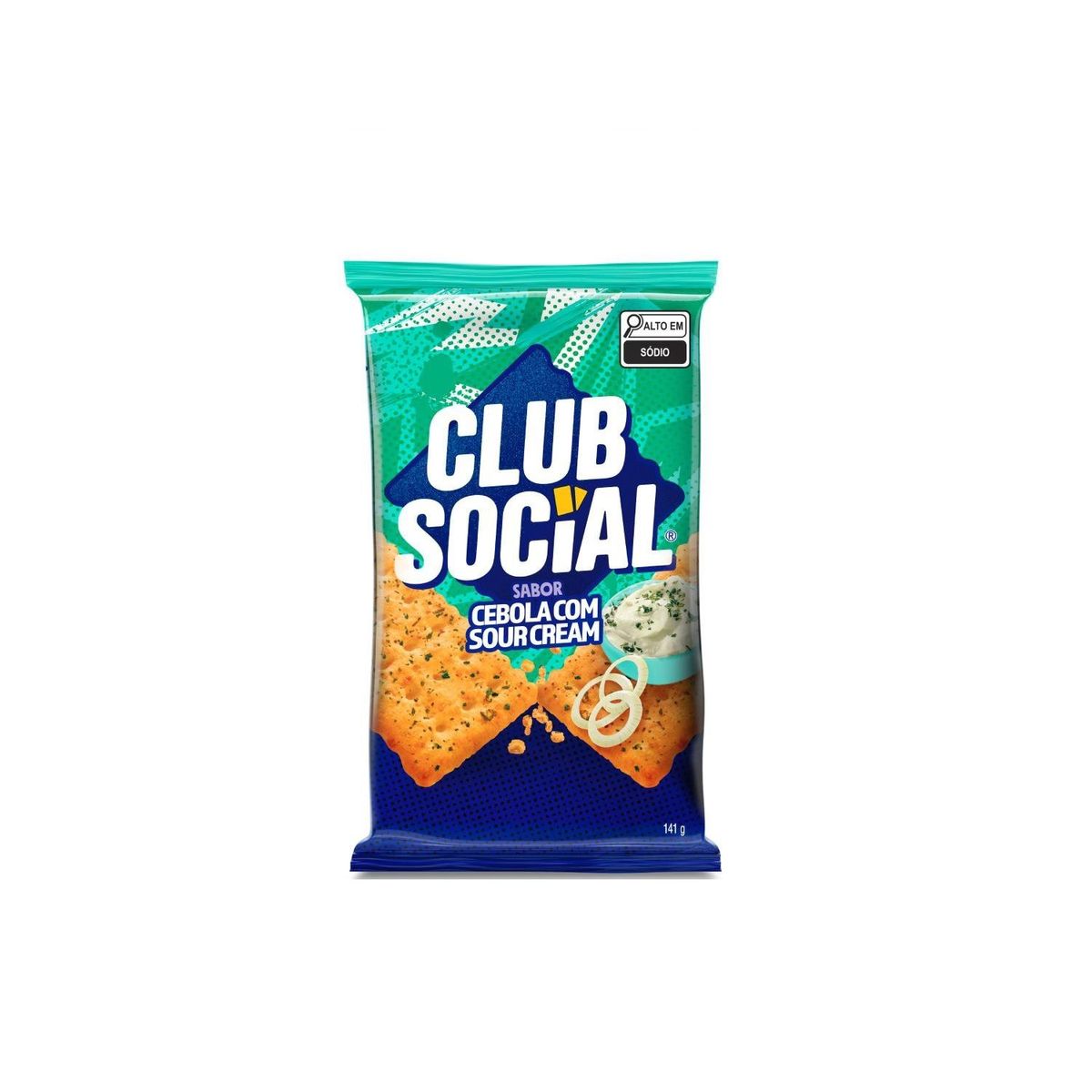 Biscoito Club Social Cebola com Sour Cream 141g