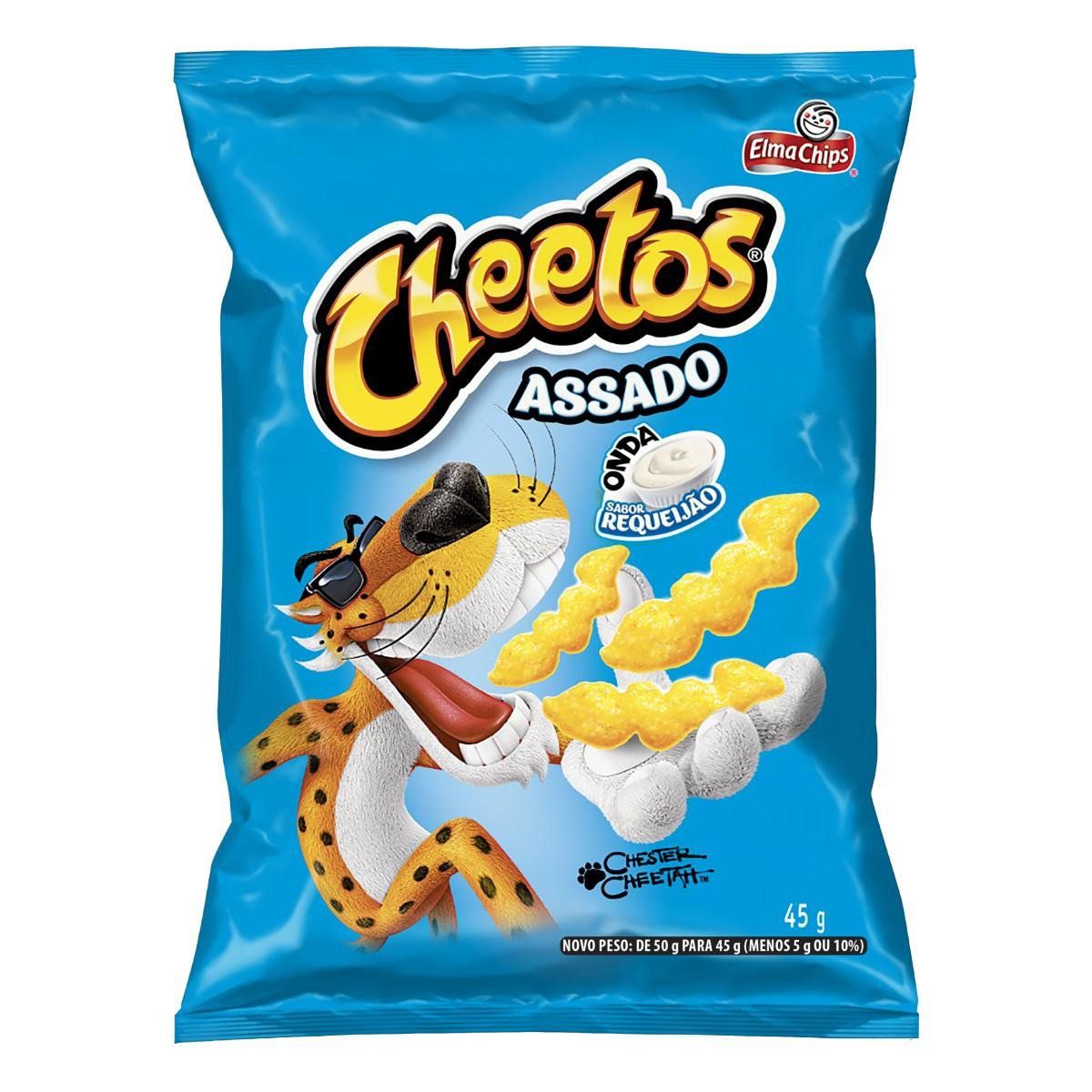 Salgadinho Cheetos Onda Requeijão Pacote 45g