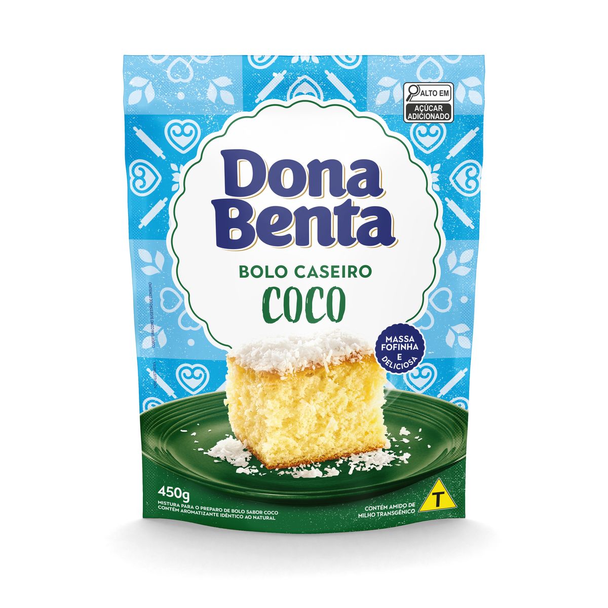 Mistura para Bolo Dona Benta Coco Sachê 450g image number 0