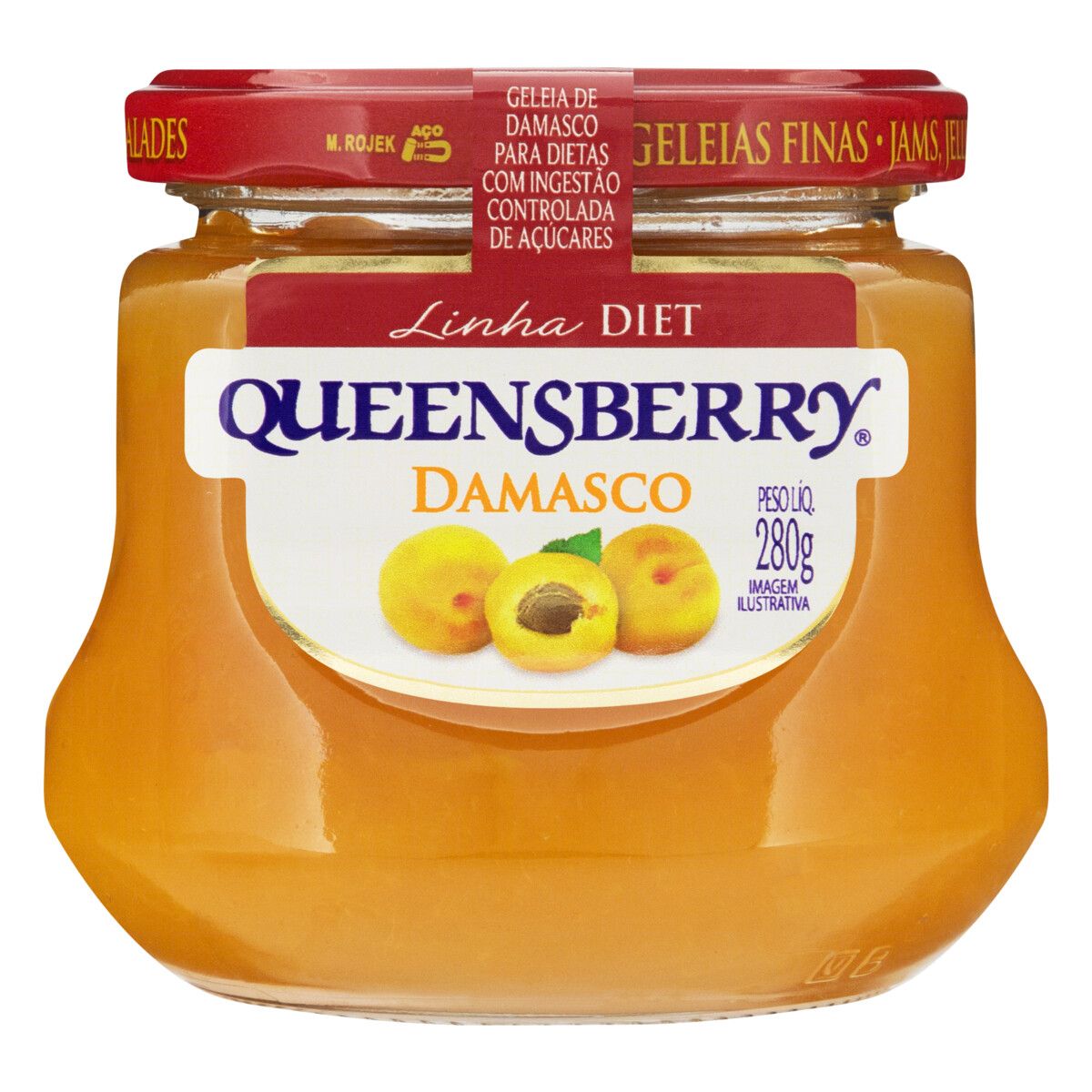 Geleia Damasco Queensberry 100% Fruta Vidro 170g