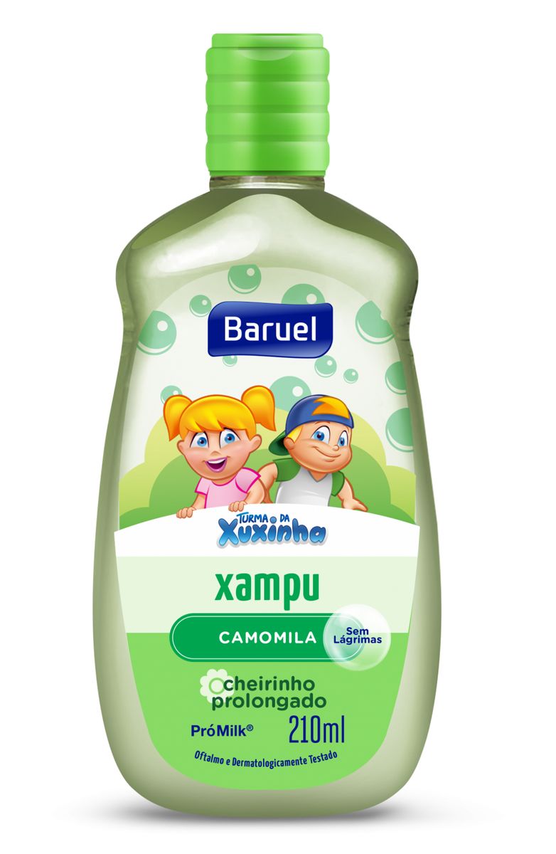 Shampoo Infatil Baruel Turma da Xuxinha Camomila 210ml