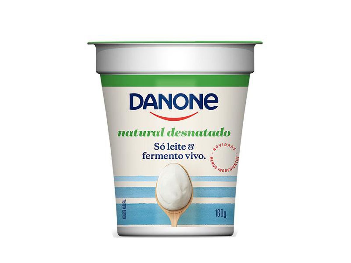 Iogurte Natural Desnatado Danone 160g