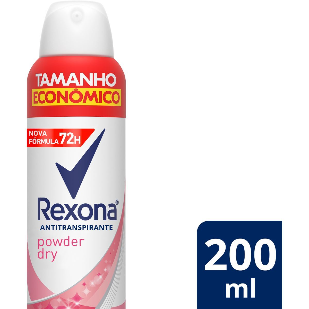 Desodorante Antitranspirante Rexona Feminino Aerosol Powder Dry 200ml image number 1