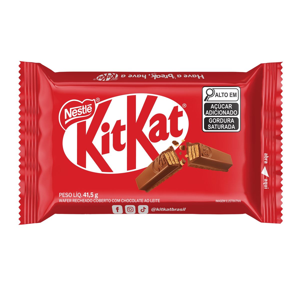 Chocolate KitKat ao Leite 41,5g image number 0