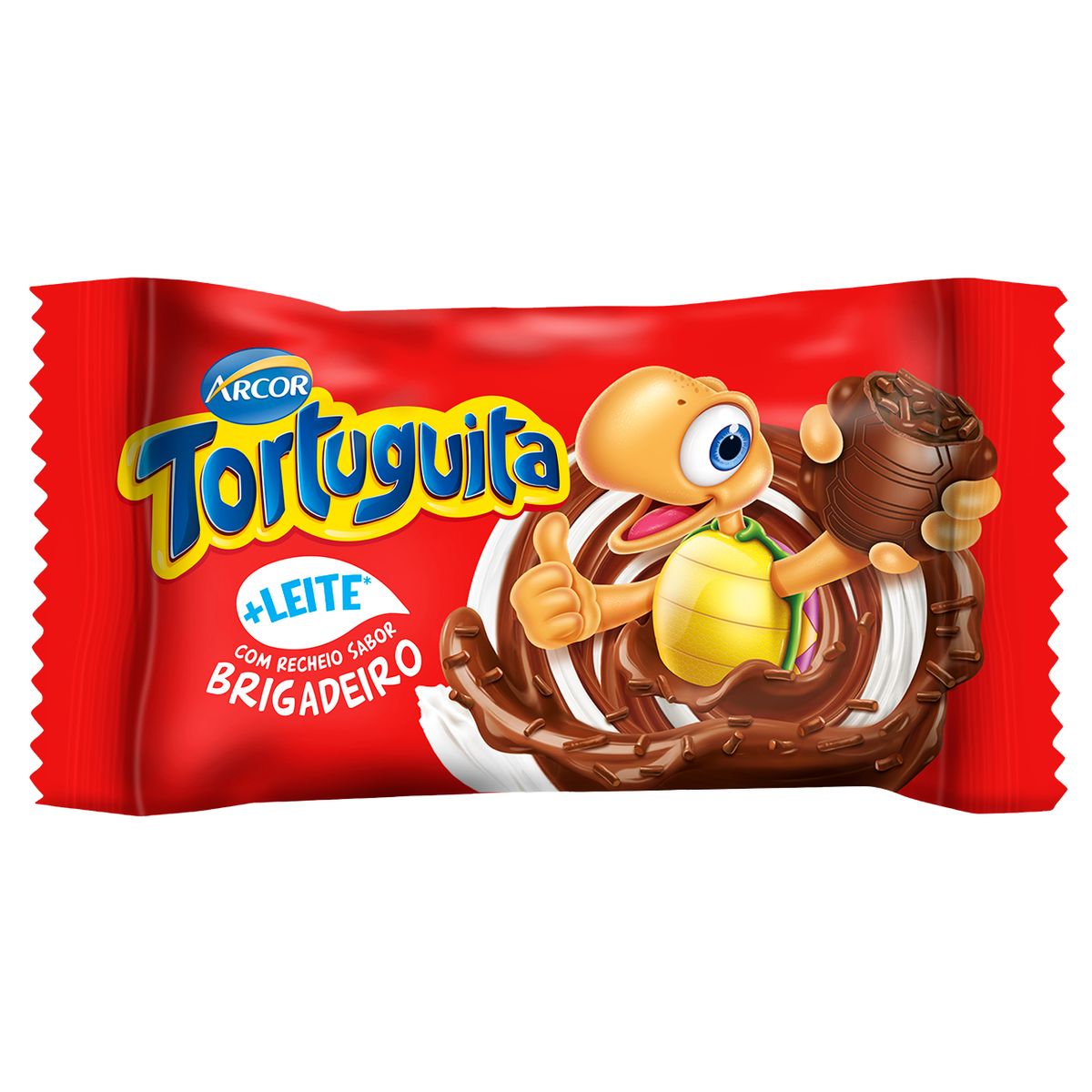 Chocolate Tortuguita ao Leite Recheio Brigadeiro 15,5g image number 0
