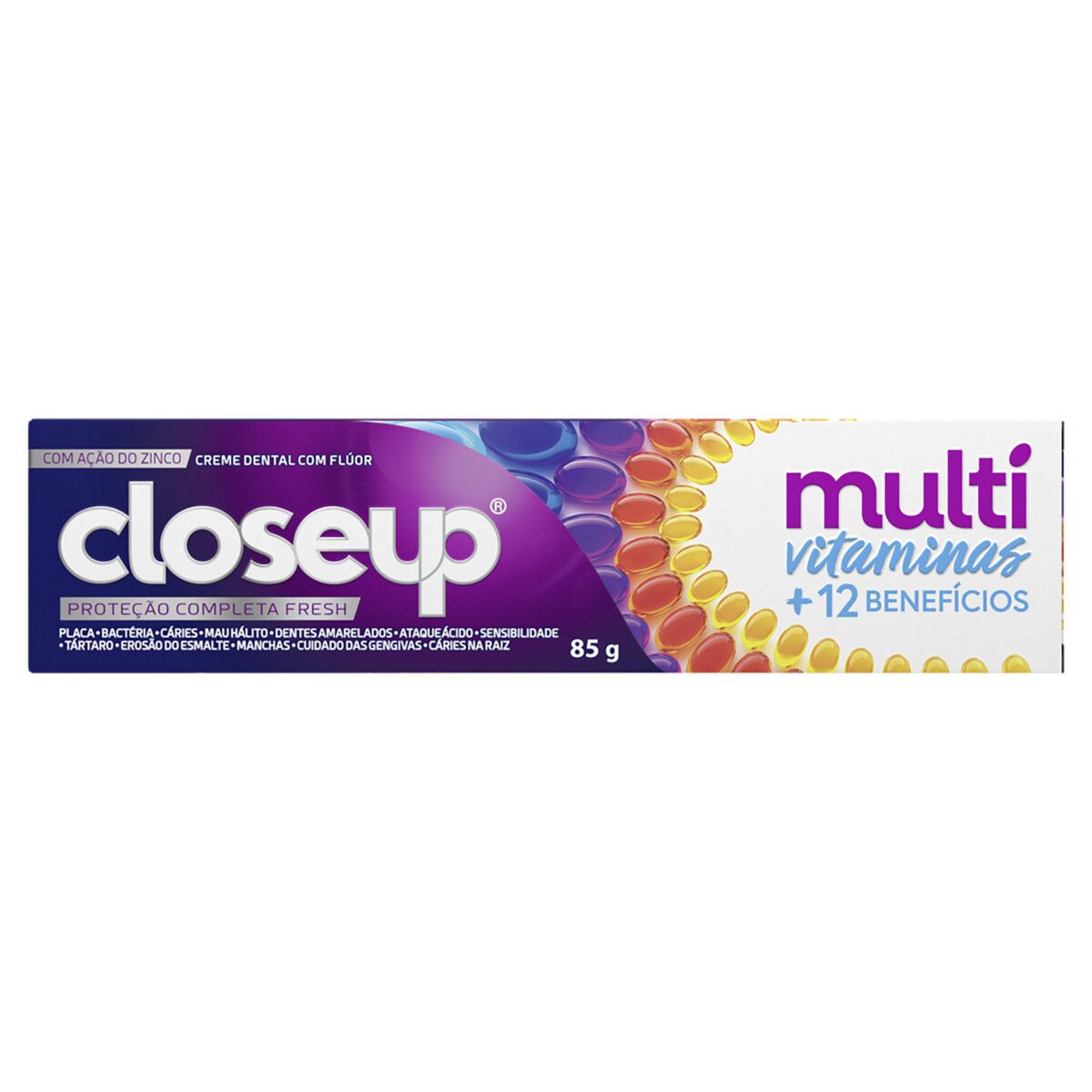 Creme Dental Closeup Fresh Multivitaminas + 12 Benefícios 85g image number 2