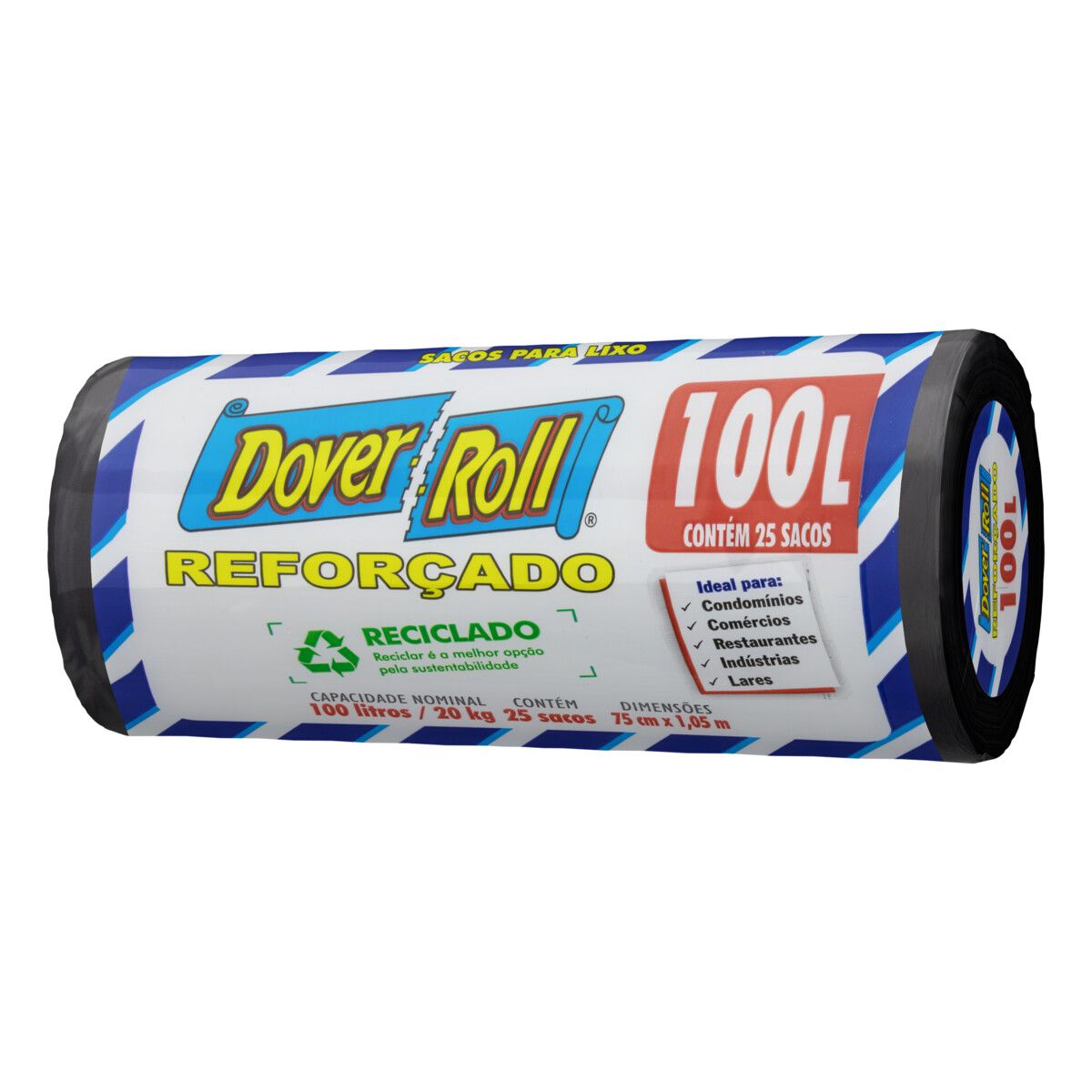 Saco para Lixo Dover Roll 100L Reforçado 25 Unidades image number 2