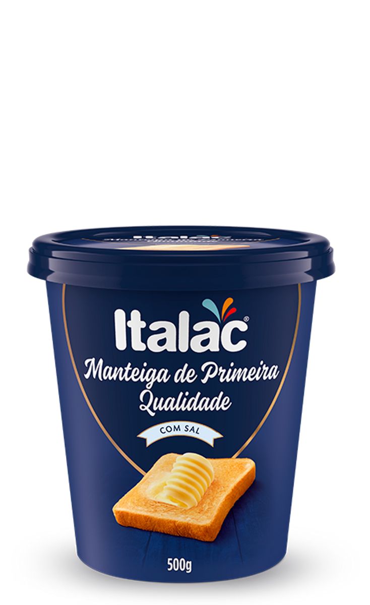 Manteiga Italac Primeira Qualidade com Sal 500g